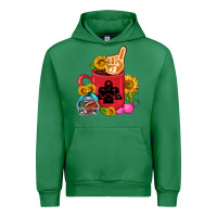 Emerald Western Football Coffee cup Urban Hoodie - FaDigitalArtStudio