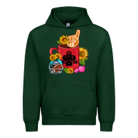 Forest Green Western Football Coffee cup Urban Hoodie - FaDigitalArtStudio