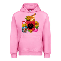 Fuchsia Pink Western Football Coffee cup Urban Hoodie - FaDigitalArtStudio