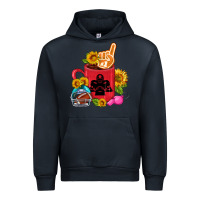 Navy Western Football Coffee cup Urban Hoodie - FaDigitalArtStudio