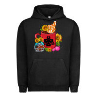Pigment Black Western Football Coffee cup Urban Hoodie - FaDigitalArtStudio