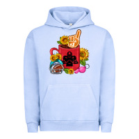 Pigment Grape Ice Western Football Coffee cup Urban Hoodie - FaDigitalArtStudio
