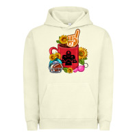 Pigment Pistachio Western Football Coffee cup Urban Hoodie - FaDigitalArtStudio
