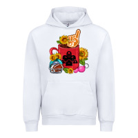 White Western Football Coffee cup Urban Hoodie - FaDigitalArtStudio