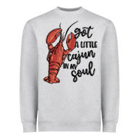 Heather Grey got a little cajun in my soul Heavyweight Sweatshirt - MaliasSmallBusiness