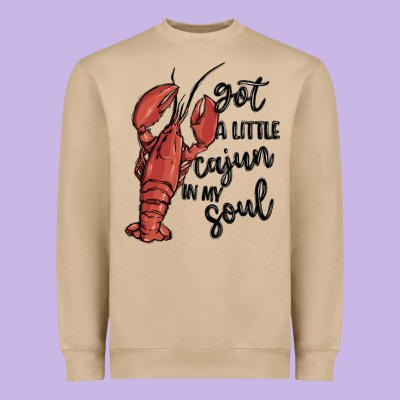 Got A Little Cajun In My Soul Heavyweight Sweatshirt Designed By Maliassmallbusiness