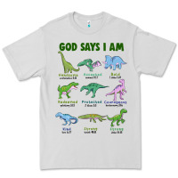 God Says I Am Dinosaurs Premium Tee | Teevron