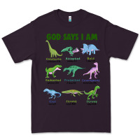 Plum god says i am dinosaurs Premium Tee - JahusDesignShop
