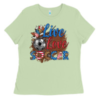 Matcha live love soccer Ladies Tee - HRA Design Shop