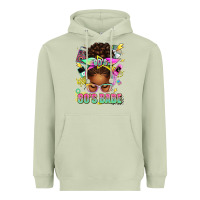 Matcha 80's babe afro messy bun Heavyweight Hoodie - texasbilliewilder