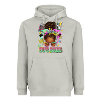 Moon Dust 80's babe afro messy bun Heavyweight Hoodie - texasbilliewilder