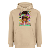 Mushroom 80's babe afro messy bun Heavyweight Hoodie - texasbilliewilder