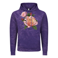 Cloud Purple State Of Grace Rose Vintage Hoodie - LillyAllenDesigns