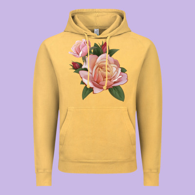 State Of Grace Rose Vintage Hoodie Designed By Lillyallendesigns