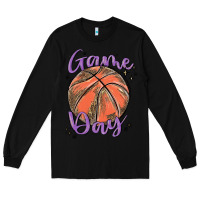 Black game day Long Sleeve Tee - MaliasSmallBusiness
