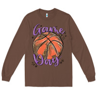 Chestnut game day Long Sleeve Tee - MaliasSmallBusiness