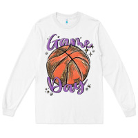 White game day Long Sleeve Tee - MaliasSmallBusiness