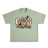 Oil Green dog mama Urban Heavy Tee - MaliasSmallBusiness