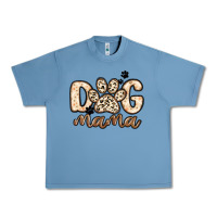 Pebble Blue dog mama Urban Heavy Tee - MaliasSmallBusiness