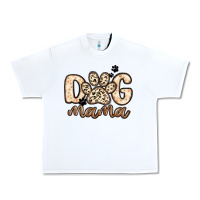 White dog mama Urban Heavy Tee - MaliasSmallBusiness