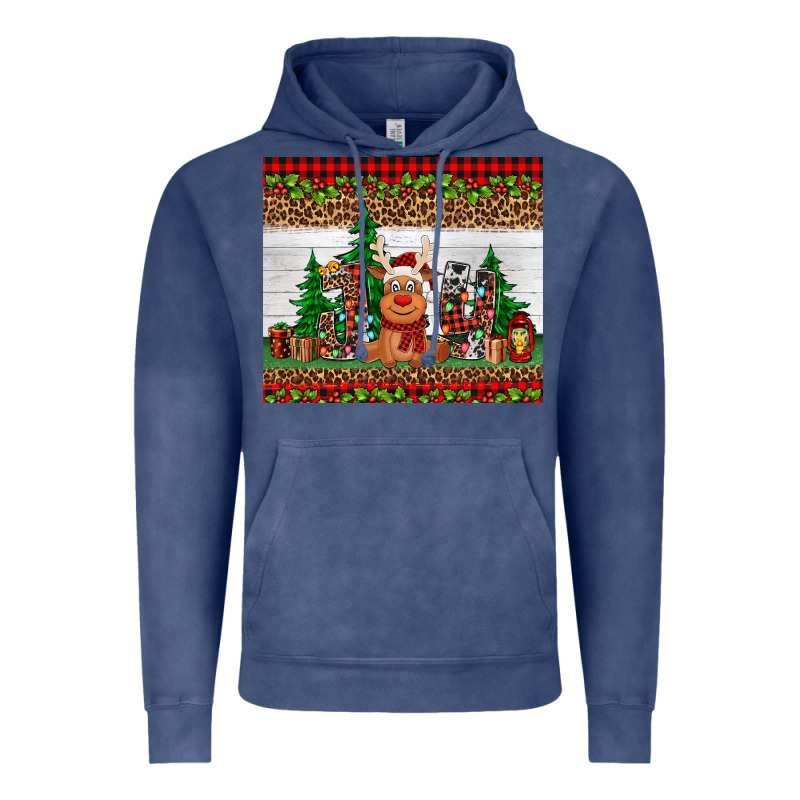 Joy Reindeer Vintage Hoodie by Jasminsmagicworld | Teevron