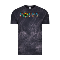 Cloud Black poppy cowhide sunflower Vintage Tee - Jasminsmagicworld
