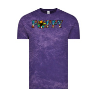 Cloud Purple poppy cowhide sunflower Vintage Tee - Jasminsmagicworld