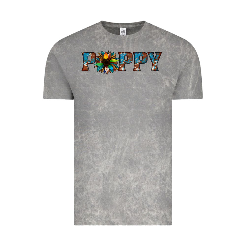 Poppy Cowhide Sunflower Vintage Tee by Jasminsmagicworld | Teevron