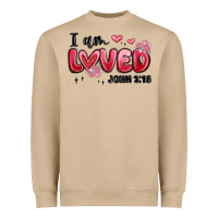 Mushroom i am loved john 3 16 Heavyweight Sweatshirt - MaliasSmallBusiness