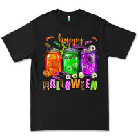 Black happy halloween jars and horror Premium Tee - AdoDesignShop