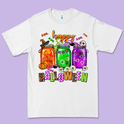 Happy Halloween Jars And Horror Premium Tee Designed By Adodesignshop