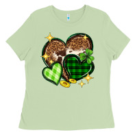 Matcha St. Patrick's Day hearts Ladies Tee - Neo Western