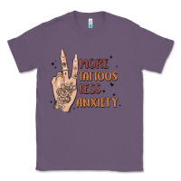 Lavender more tattoos less anxiety Classic Tee - MaliasSmallBusiness