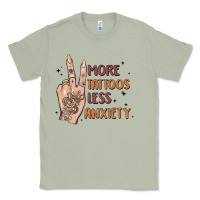 Matcha more tattoos less anxiety Classic Tee - MaliasSmallBusiness
