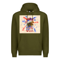 Army Green made in the usa Premium Hoodie - TumblerDesignByShophia