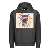 Charcoal Heather made in the usa Premium Hoodie - TumblerDesignByShophia