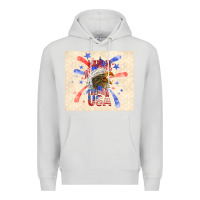 Dove Grey made in the usa Premium Hoodie - TumblerDesignByShophia