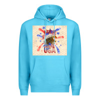 Ocean Blue made in the usa Premium Hoodie - TumblerDesignByShophia