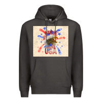 Smoke made in the usa Premium Hoodie - TumblerDesignByShophia