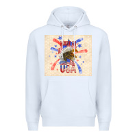 White made in the usa Premium Hoodie - TumblerDesignByShophia