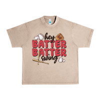 French Oak hey batter batter swing Urban Heavy Tee - MaliasSmallBusiness