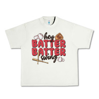 Pistachio hey batter batter swing Urban Heavy Tee - MaliasSmallBusiness