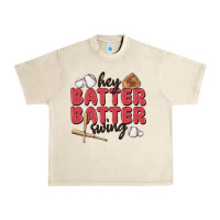 Sandshell hey batter batter swing Urban Heavy Tee - MaliasSmallBusiness