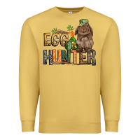 Antique Gold Egg hunter with rabbit Easter Day Premium Sweatshirt - HowdyJamesFarm