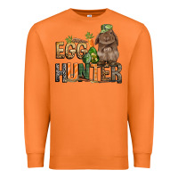 Carrot Egg hunter with rabbit Easter Day Premium Sweatshirt - HowdyJamesFarm