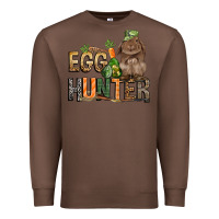 Chestnut Egg hunter with rabbit Easter Day Premium Sweatshirt - HowdyJamesFarm