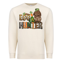Sandshell Egg hunter with rabbit Easter Day Premium Sweatshirt - HowdyJamesFarm
