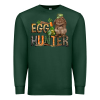 Sports Green Egg hunter with rabbit Easter Day Premium Sweatshirt - HowdyJamesFarm