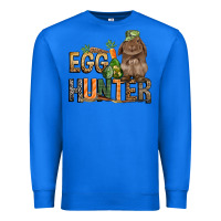 True Royal Egg hunter with rabbit Easter Day Premium Sweatshirt - HowdyJamesFarm
