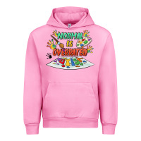 Fuchsia Pink Normal is overrated Urban Hoodie - FaDigitalArtStudio
